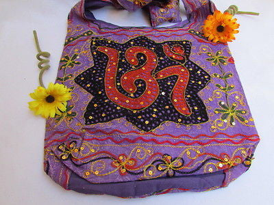 New Women Cross Body Fabric Fashion Messenger Hand India Peace Sign Purple - alwaystyle4you - 33