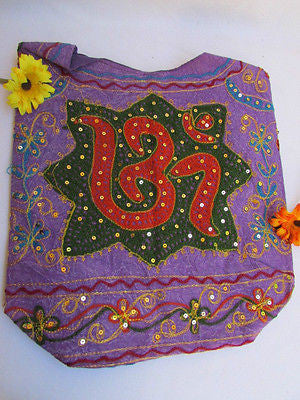 New Women Cross Body Fabric Fashion Messenger Hand India Peace Sign Purple - alwaystyle4you - 39
