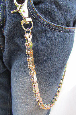 Silver Thick Motorcycle Metal 20" Long Wallet Chains Key Chain New Men Biker Rocker - alwaystyle4you - 8