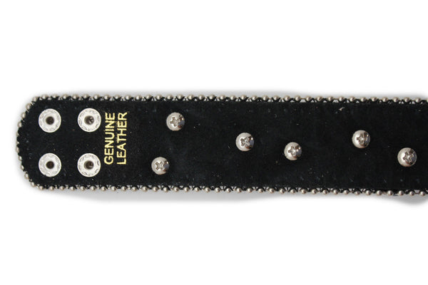 Brown Black Leather Bracelet Colorful Rhinestones Bead New Women Fashion Jewelry Accessories - alwaystyle4you - 23