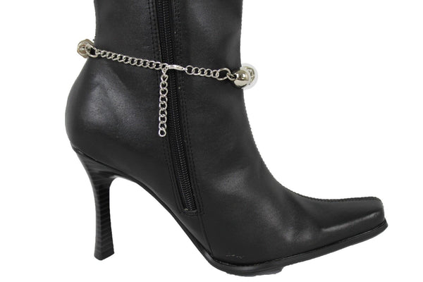 Silver Metal Chains Boot Bracelet Screws Tools Charm New Women Fashion Style