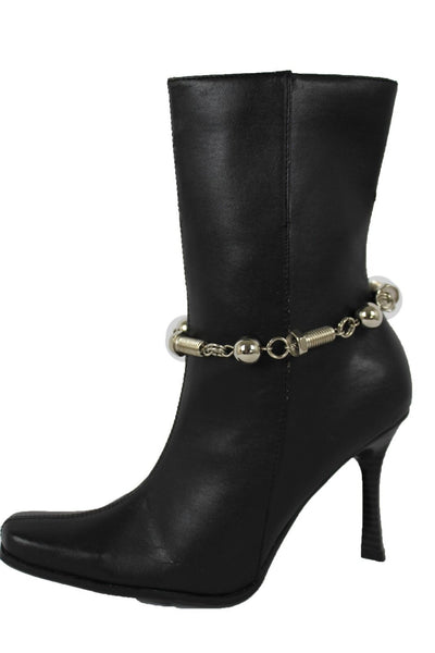 Silver Metal Chains Boot Bracelet Screws Tools Charm New Women Fashion Style