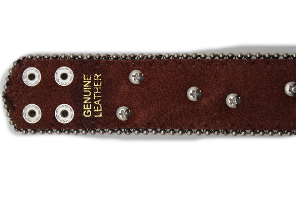 Brown Black Leather Bracelet Colorful Rhinestones Bead New Women Fashion Jewelry Accessories - alwaystyle4you - 5