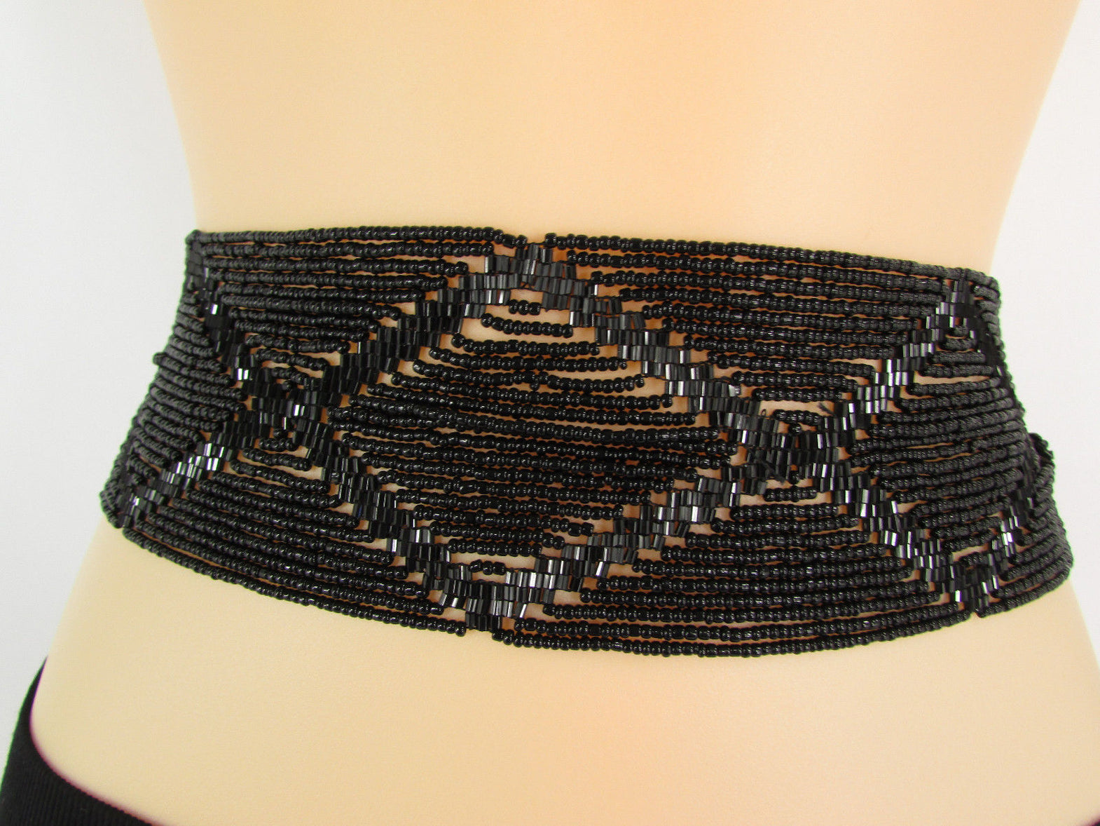 black beaded belts for dresses Elegant Sparkle Rhinestone Belt main image 0