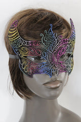 Colorful Fabric Devil Demon Costume Mask