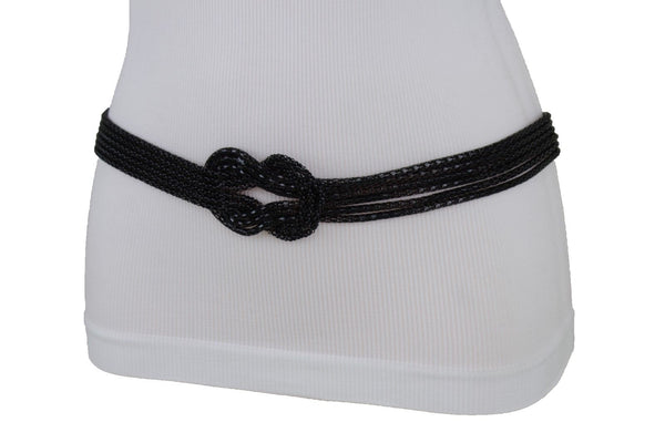 Mesh Braided Metal Hip High Waist Belt New Women Fashion Accessories Plus Size XS-XL