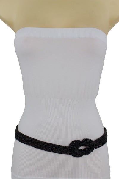 Mesh Braided Metal Hip High Waist Belt New Women Fashion Accessories Plus Size XS-XL