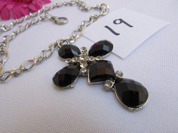 Silver Boot Metal Chain Strap Bling Big Cross Western Anklet Shoe Charm New Women Accessories