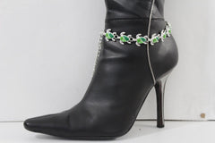 Silver Metal Boot Chain Bracelet Anklet Shoe Bling Mini Turtle Charm Nautical Women Hot Fashion