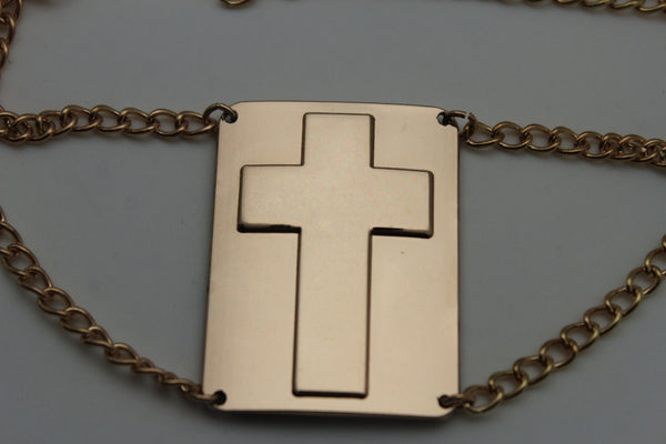 Gold Metal Boot Chain Links Bracelet Big Cross Plate Anklet Shoe Charm New Women Fashion Accessories