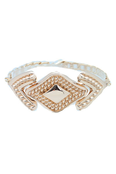 Brand New Women Gold Metal Chain Boot Bracelet Western Shoe Arrow Retro 80's Charm Jewelry