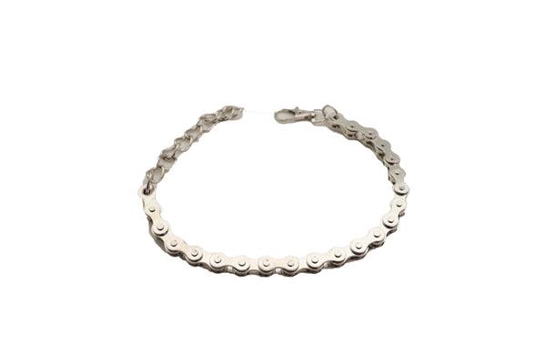 Brand New Women Silver Metal Chain Thick Motorcycle Links Western Boot Bracelet Charm Shoe