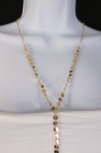 New Women Classic Thin Gold Metal Body Chain Leaf Fashion Jewwlry Long Necklace - alwaystyle4you - 2