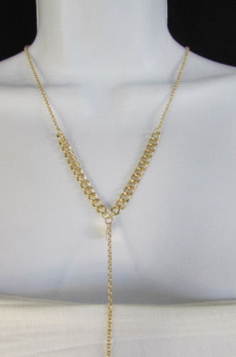 New Women Classic Style Thin Gold Metal Body Chain Necklace Hot Fashion Jewelry - alwaystyle4you - 4