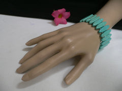 Light Sky Blue Turquoise Beads Stones Elastic Bracelet New Women Fashion Jewelry Accessories - alwaystyle4you - 4
