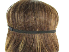 Brand New Women One Size Gold Gunmetal Mesh Metal Head Band Chain Fashion Jewelry Elastic Band - alwaystyle4you - 3