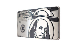 Men Women Silver Metal Belt Buckle Hip Hop Street Fashion Club 100$ Bill Money
