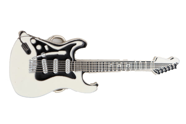 Brand New Men Women Electric Guitar Music Silver Metal Belt Buckle Biker Fashion Accessory