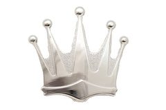 Men Women Silver Metal Belt Buckle Cowboy Western Fashion King Crown Big Size