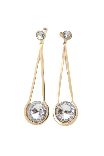 Brand New Women Elegant Fancy Earrings Set Gold Metal Hook Dangle Fashion Bling Jewelry