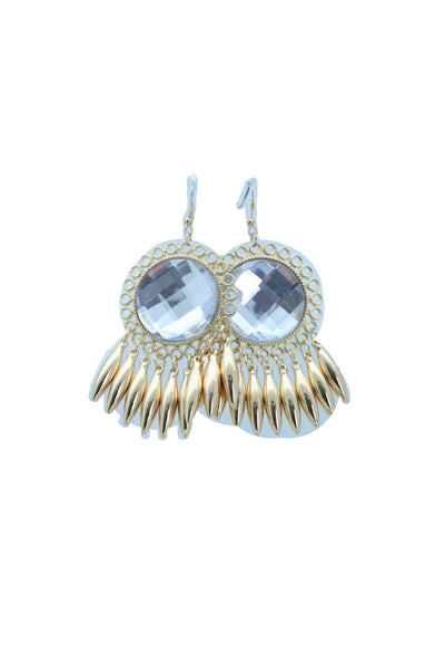 Brand New Women Earrings Set Hook Fashion Jewelry Gold Shiny Sun Flower Charm Bling Style Sexy Look