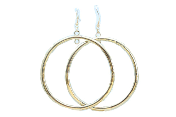 Brand New Women Fashion Jewelry Big Earrings Set Gold Color Thick Bold Bulky Hoops Bling Stylish Look
