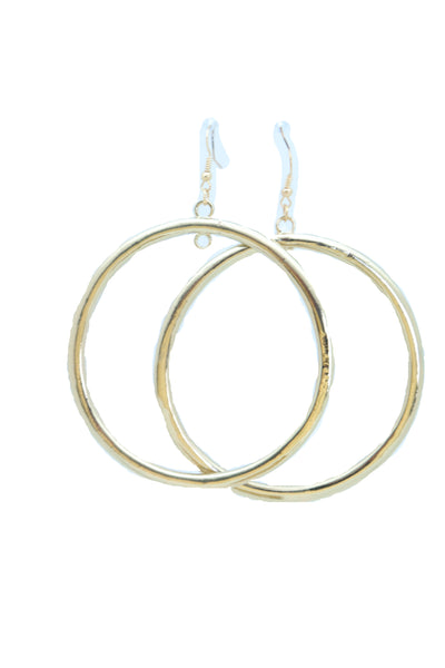 Brand New Women Fashion Jewelry Big Earrings Set Gold Color Thick Bold Bulky Hoops Bling Stylish Look