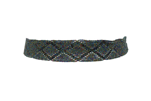 Brand New Women Green Color Beads Waistband Trendy Tie Fashion Belt Hip Waist Fit Size S M