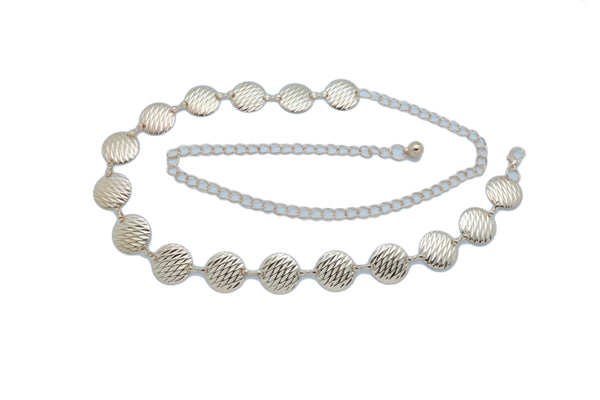 Black Tie Indian Fashion Belt Beads Gold Coin Charms Hip High Waist New Women Accessories XS S M