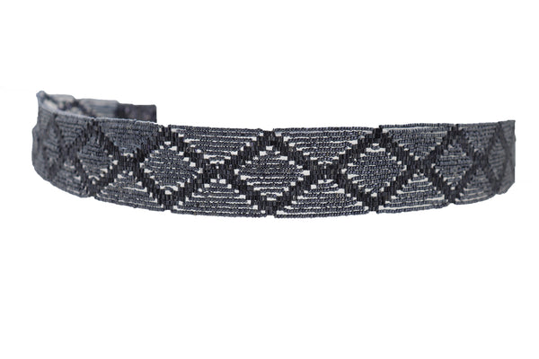 Brand New Women Hip High Waist Navy Blue Beads Waistband Wrap Around Tie Belt Fit Size M L