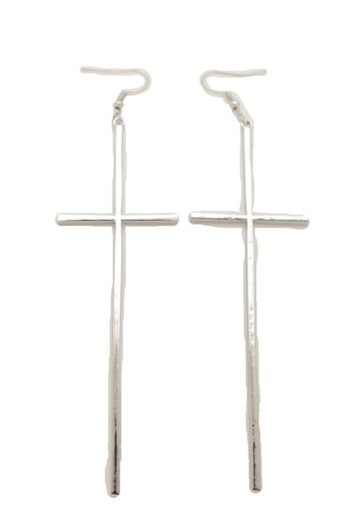 Brand New Women Large Size Metal Cross Earrings Set Hook Closer Fashion Religious Jewelry
