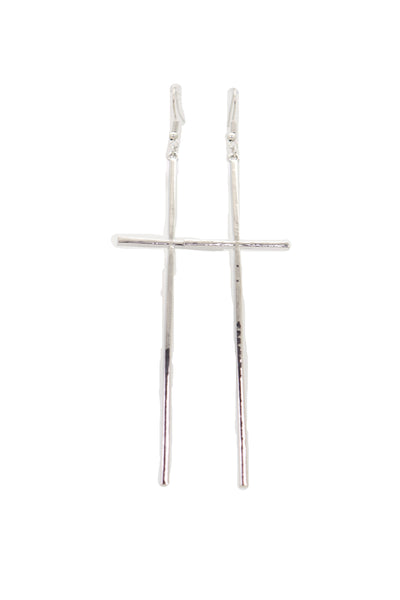 Brand New Women Large Size Metal Cross Earrings Set Hook Closer Fashion Religious Jewelry