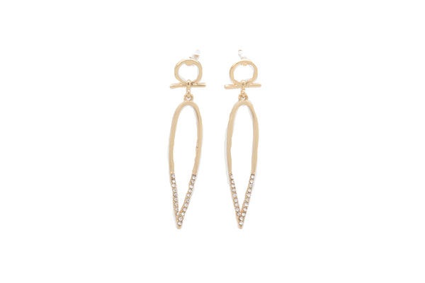 Brand New Women Hook Earrings Set Fashion Jewelry Bling Gold Metal Water Drop Cross Dangle