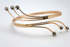 Gold Metal Cuff High Arm Bracelet Wrap Around Retro Silver New Women  Fashion Accessories Jewelry - alwaystyle4you - 4