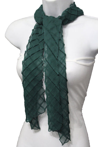 Blue Purple Green Red White Brown New Women Fashion Long Neck Scarf Soft Fabric Tie Wrap Geometric Mosaic Plaid - alwaystyle4you - 64