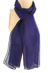 Dark Brown Dark Green Dark Blue Brown Neck Scarf Long Soft Sheer Fabric Tie Wrap Classic New Women Fashion - alwaystyle4you - 35