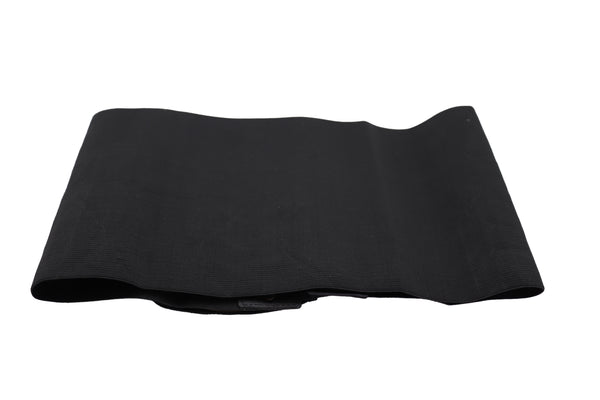 Brand New Women Black Corset Extra Wide Elastic Slim Fit Waistband Fashion Belt Size S M